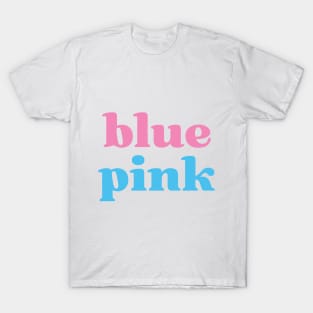 Blue Pink Gender Color Game Against Discrimination T-Shirt